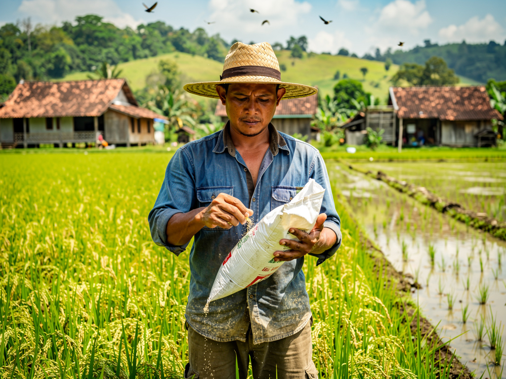 Bayangkan jika: Data menunjukkan lebih dari 80% petani Indonesia masih bergantung pada pupuk kimia. 
Karena dianggap praktis 