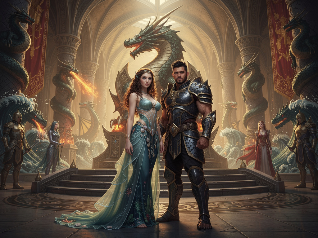 There's 4 race in the world. The dragon race ruling all the other 2 race second is the sirens they ruled with their enchantin