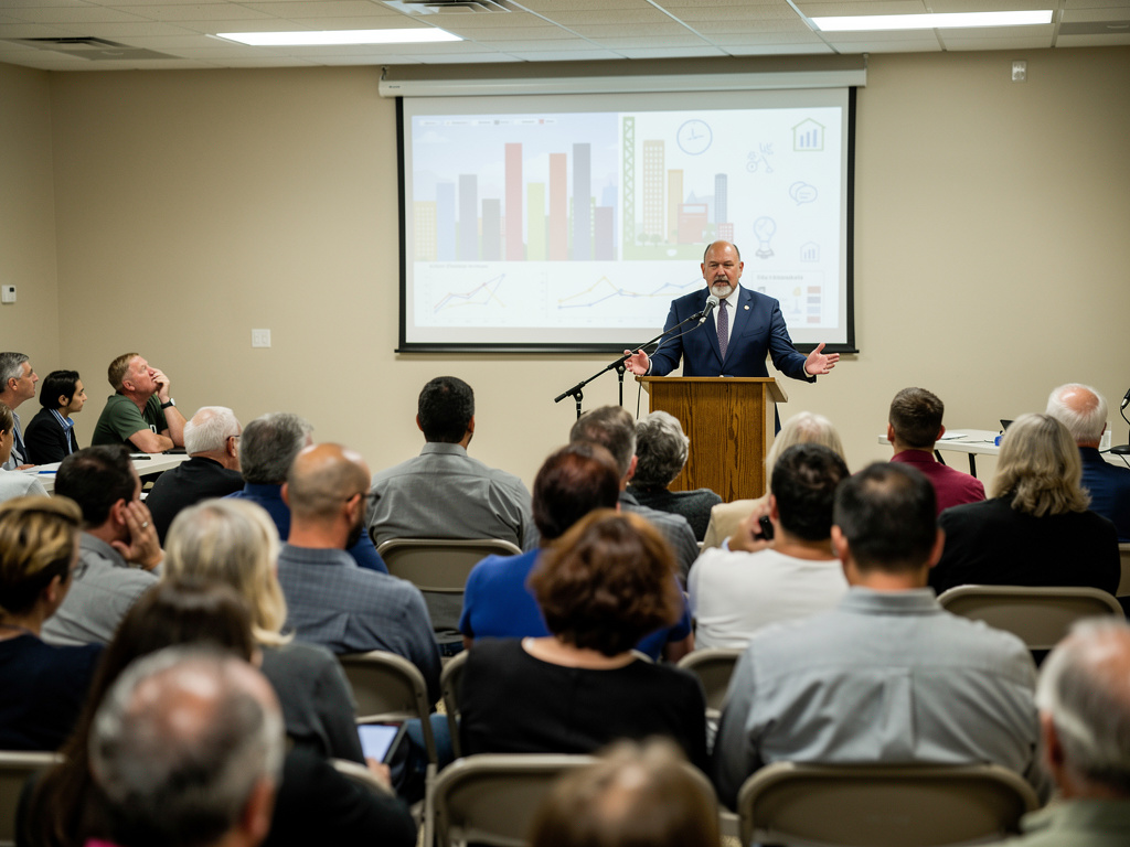 Imagine if: You're attending a town hall meeting about the newest "smart city" initiative, which promises to make your neighb