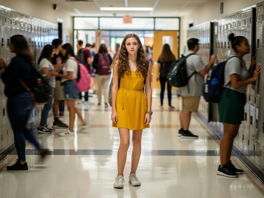 Imagine if: Title: Finding My Tribe

Genre: Coming of Age

---

Setting: Maplewood High School, a bustling suburban high scho