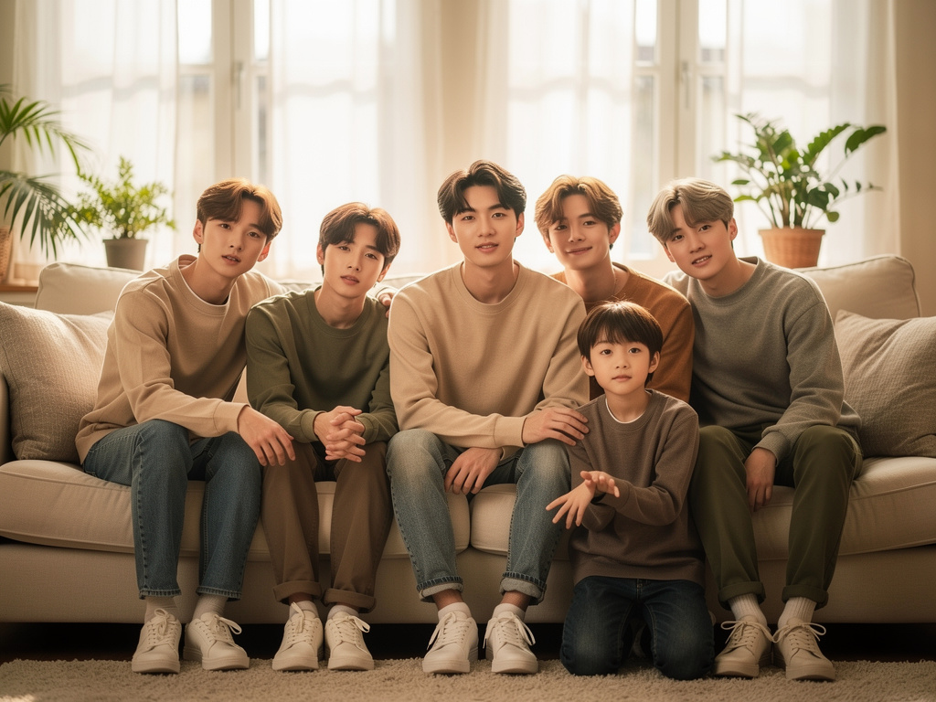 Imagine if: a story about 7 brothers whose names are, Heeseung (the oldest), Jay, Jake and Sunghoon (the triplets, Jay is the