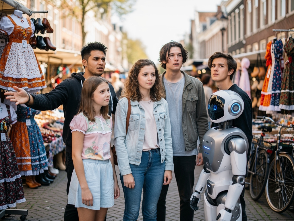 I can you Hear it Guys said Jason Hunter  And robot Elyra Ford The people started Buying Traditional Dress.