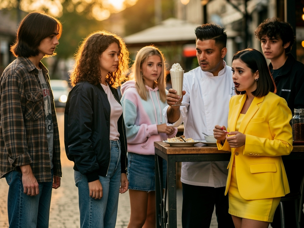 The Chef said To 50 tetri and ₾20. Olivia Chan Starts anxiety in Tbilisi in Late 1990s she Wears inspired by Clueless Costume