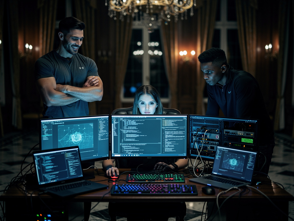 Of course, if you're with those mafia types, you become a hacker.