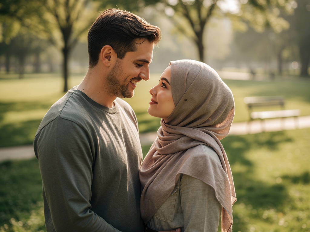 Bayangkan jika: Seorang laki-laki bernama Andy jatuh cinta kepada Anna berjilbab.