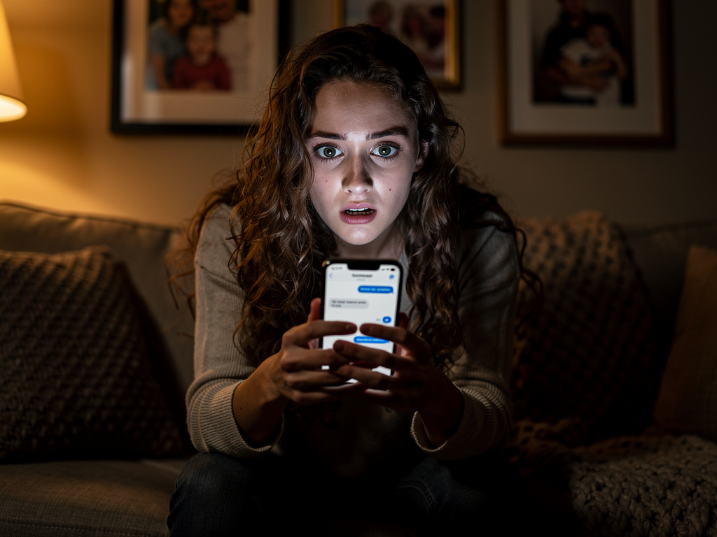 Imagine if: Your phone has been autocorrecting your texts to say strange, ominous messages to your friends and family, and yo