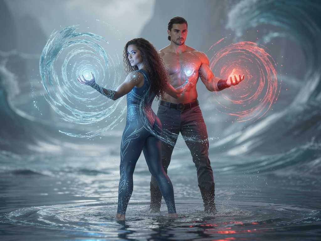 She Power Spells Madison Rocca her magical Water Power.