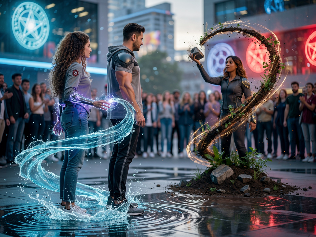 But Madison Rocca Shows her Water Power to Nick Russell. Maya Rodrigues Shows her Earth Power with a lot of People.