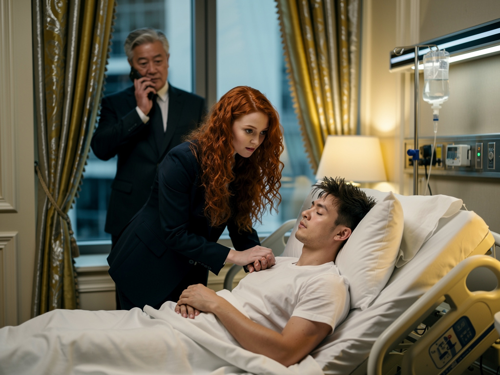 Bianca, don't worry, the doctor says he might have amnesia. When he wakes up, i'll tell him you're his fiancé. Once we lock i