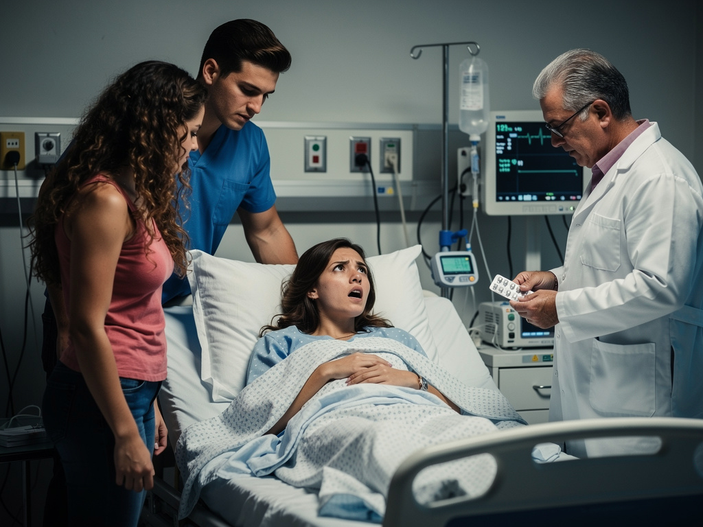 At morning in Venezuela  The Doctor Takes the Pills to Cape Verdean Maya Rodrigues she Starts Gasping and said Really I Know 