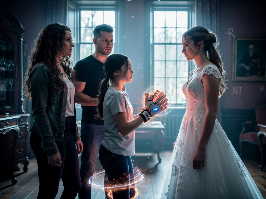 Emilia Fong Starts Thinking And says Who Are you? Loser the Girl Wears white Bride  I'm Samantha Dawkins Of New Zealand.