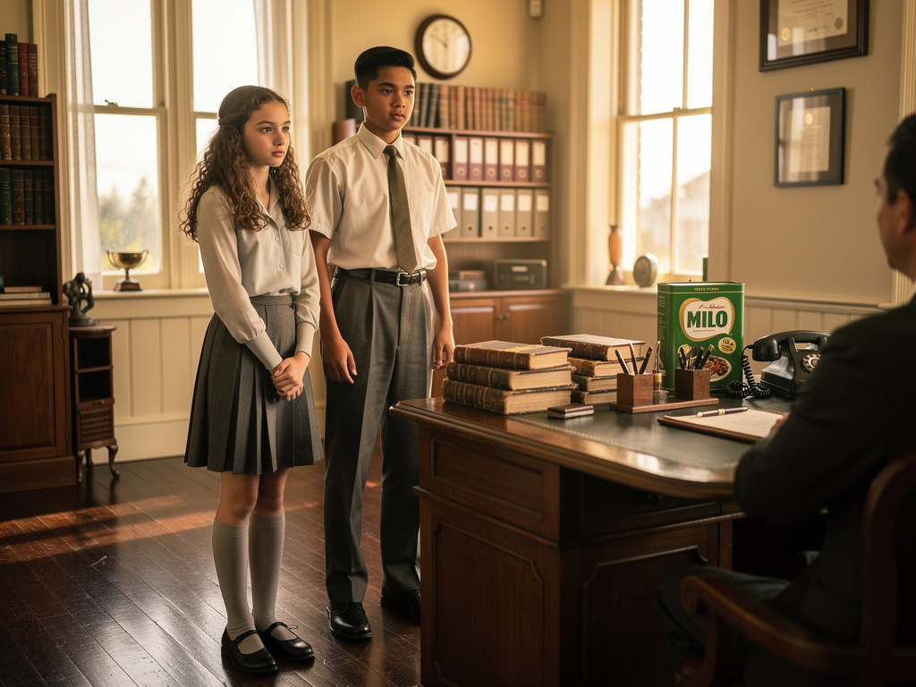 Those two going to principal officers. Samantha Dawkins told about Nerd girl