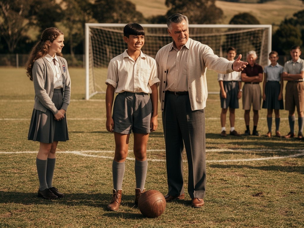 Timothy Riley's Dad Show His son's Skills playing Soccer.