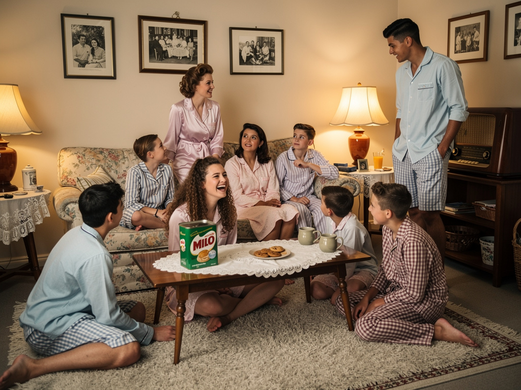 Is the slumber party at Samantha Dawkins' House. A lot of teenagers her older sister and twins brothers.