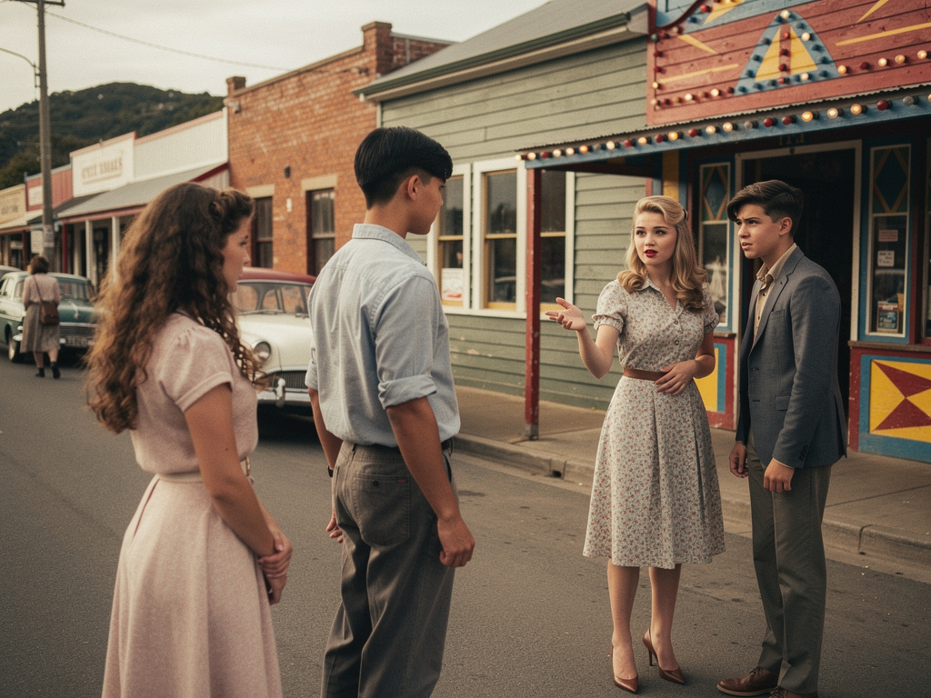 Mackenzie Kelly asks Timothy Riley and Nelson Jones no Samantha Dawkins to funhouse.