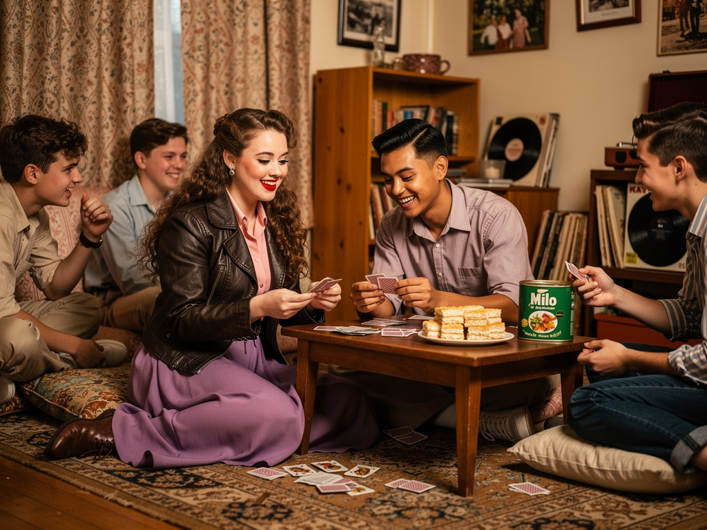 They're Playing Cards At Crib a lot Teenagers.
