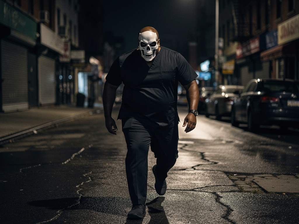 And Like Usually I Hunt People Down At Night While Wearing A Skull Mask And A Black Surgeon Suit Because I Always Killed Prec