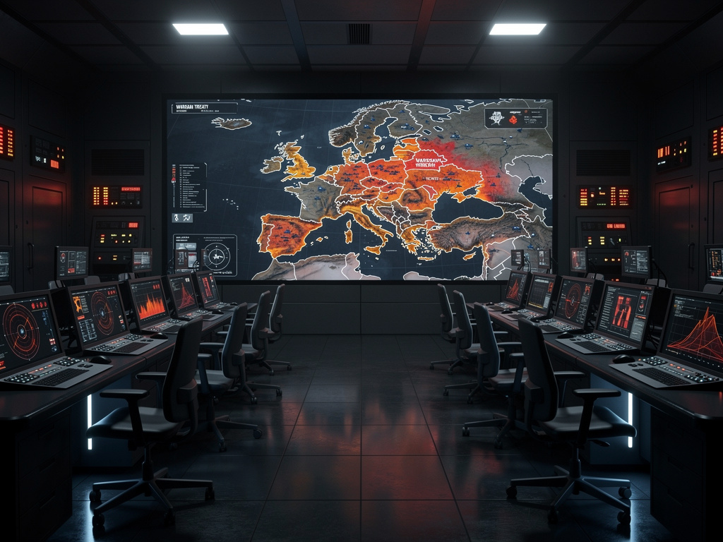 the Soviet Union was the first one to strike back mobilizing troops in Western Europe and putting their troops on the Warsaw 