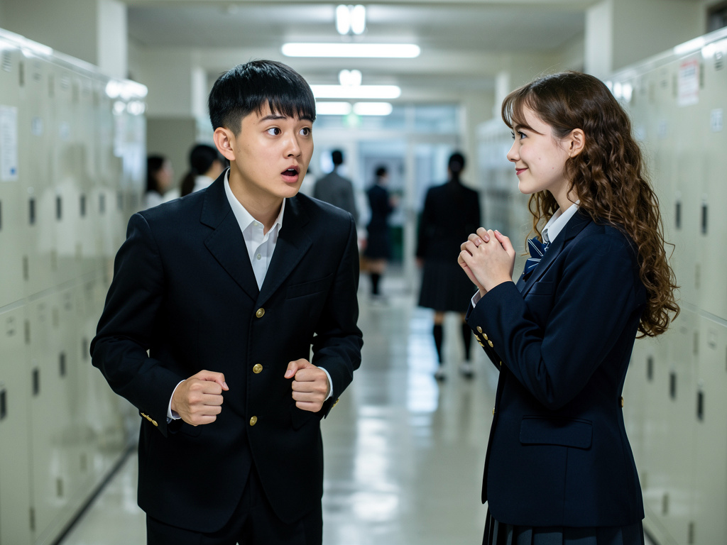 Imagine if: you're a Tokyo high school student who suddenly obtains a mind-reading power and discovers that your class presid