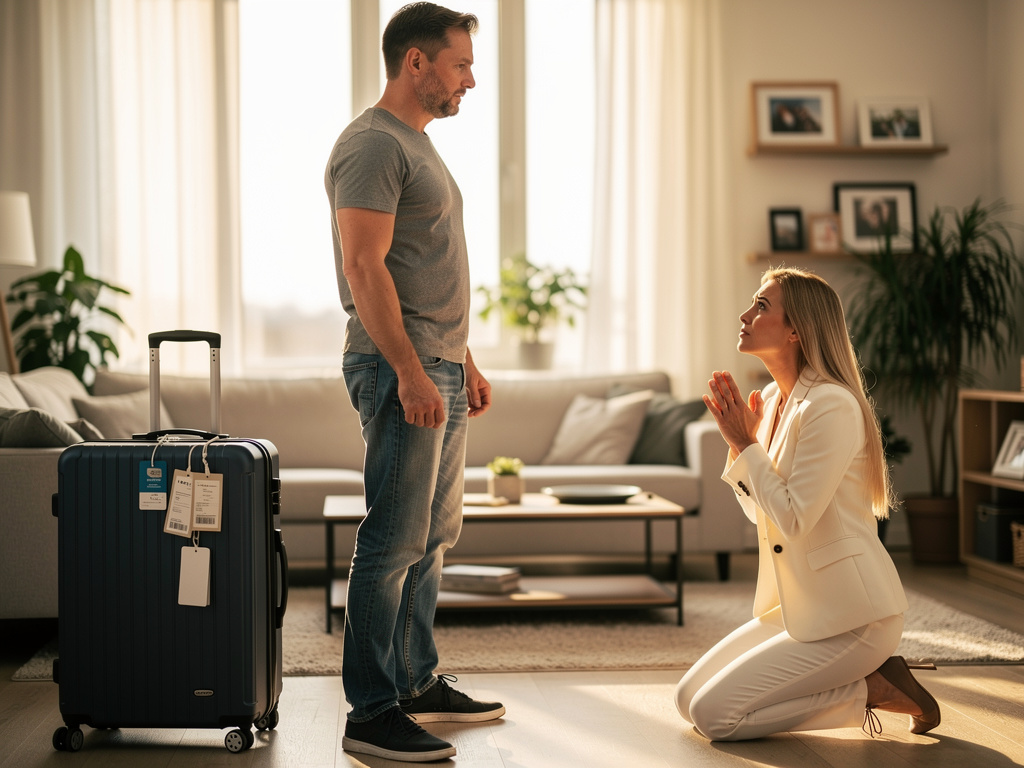 Imagine if: You are a guy who was with a wife who always dismisses you because you're just a house-husband but what she doesn