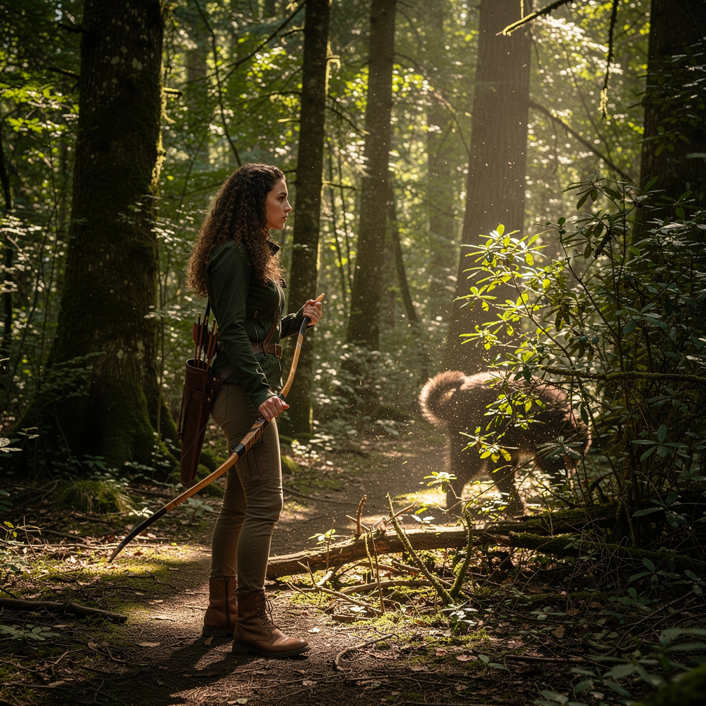 Imagine if: I was about to hunt then saw a creature in the forest. 🙆
