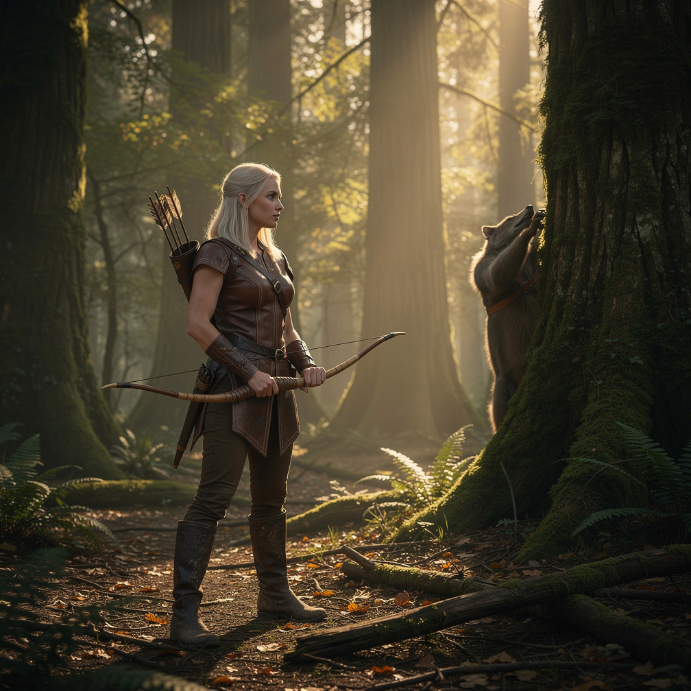 Imagine if: I was about to hunt then saw a creature in the forest. 🙆