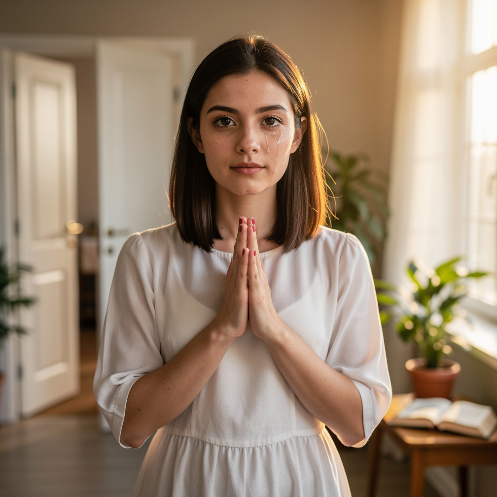 Depois daquele dia, Ana decidiu confiar em Deus. Mesmo chorando nos dias difíceis, orava: “Senhor, me dá forças.” Aos poucos,