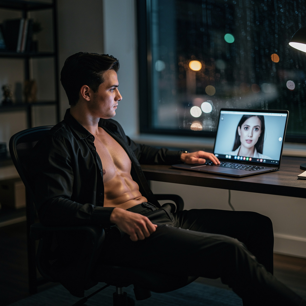 Bayangkan jika: BAB 1

Lampu kamar hanya menyala redup dari layar laptop. Suara hujan kecil di luar menyatu dengan desahan wa
