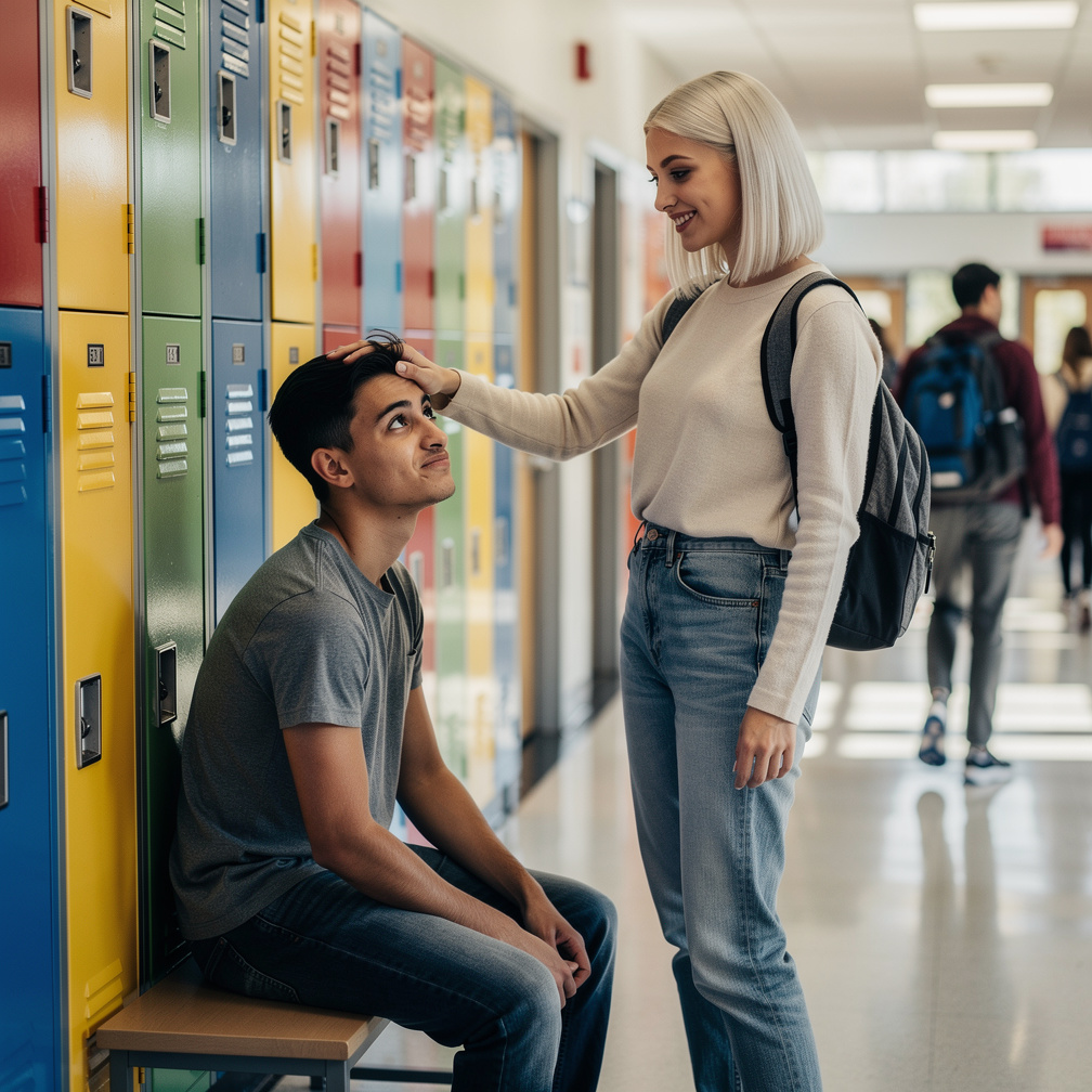 Imagine if: See you in class later, which is in like 5 minutes so you better get a move on too." Seth chuckled, "You go on ah