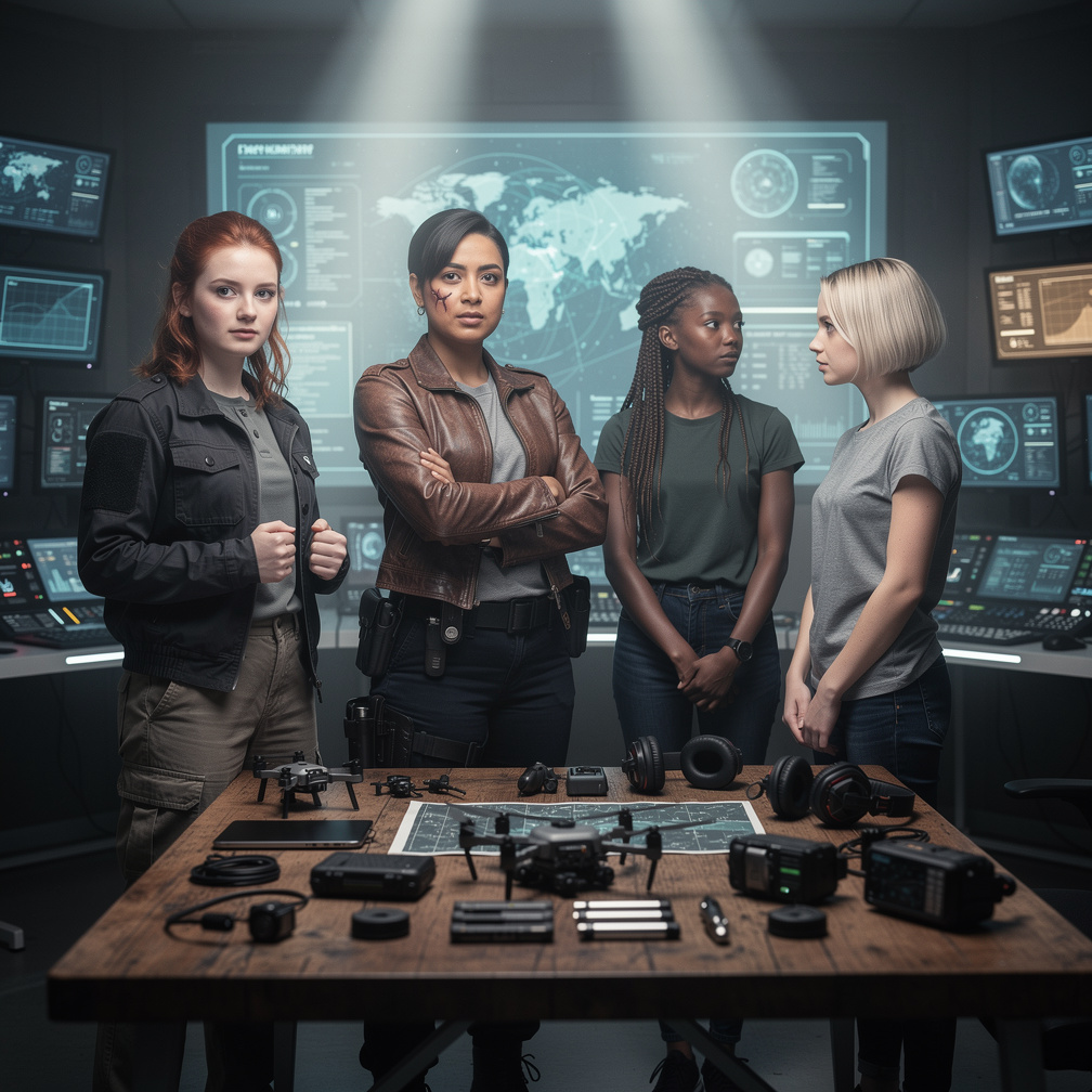 Imagine if: 4 girls are united to become an agent assassin. Their mission is to expose and kill a high political dynasty fami