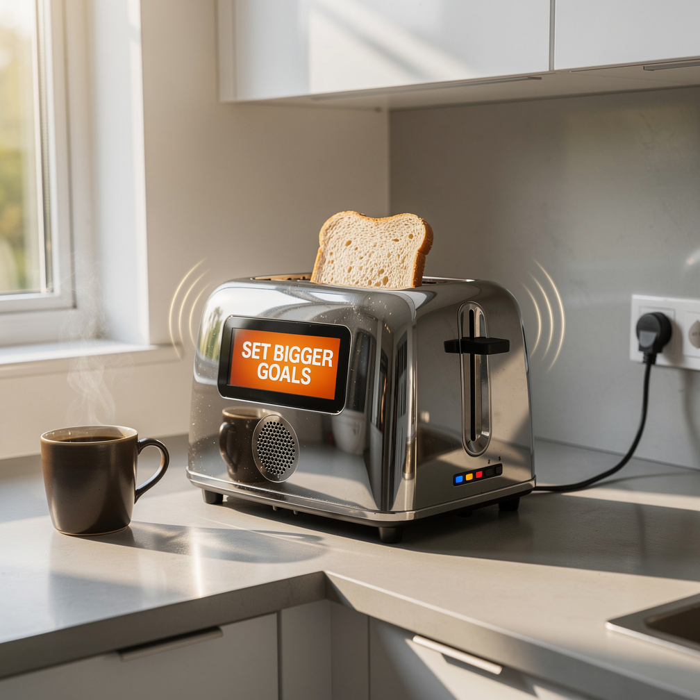 Imagine if: As you walk into your kitchen, you find that your toaster has not only learned how to speak but has also become a