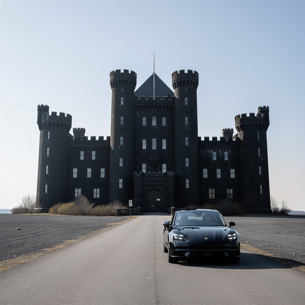 Imagine if: There's a big black castle it's also known as a super power school. 
The castle is chill but what if just for a r