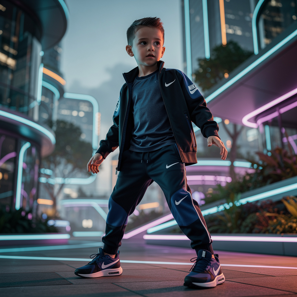 Imagine if: Cartoon anime boy wearing Nike.