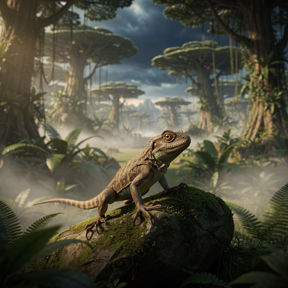 Imagine if: You were reincarnated into a new world as a lizard that has unlimited evolution.