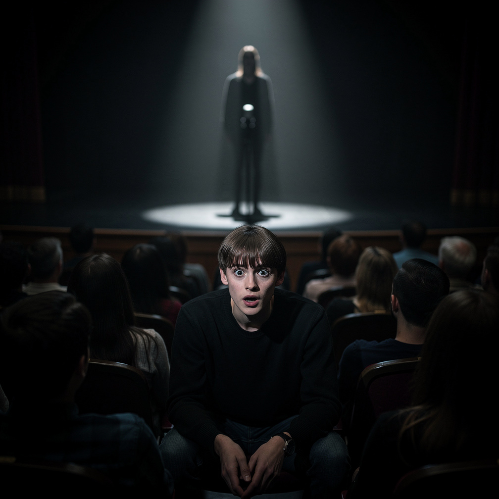 Imagine if: You've been listening to a mysterious podcast with a voice that sends shivers down your spine, and today you're a