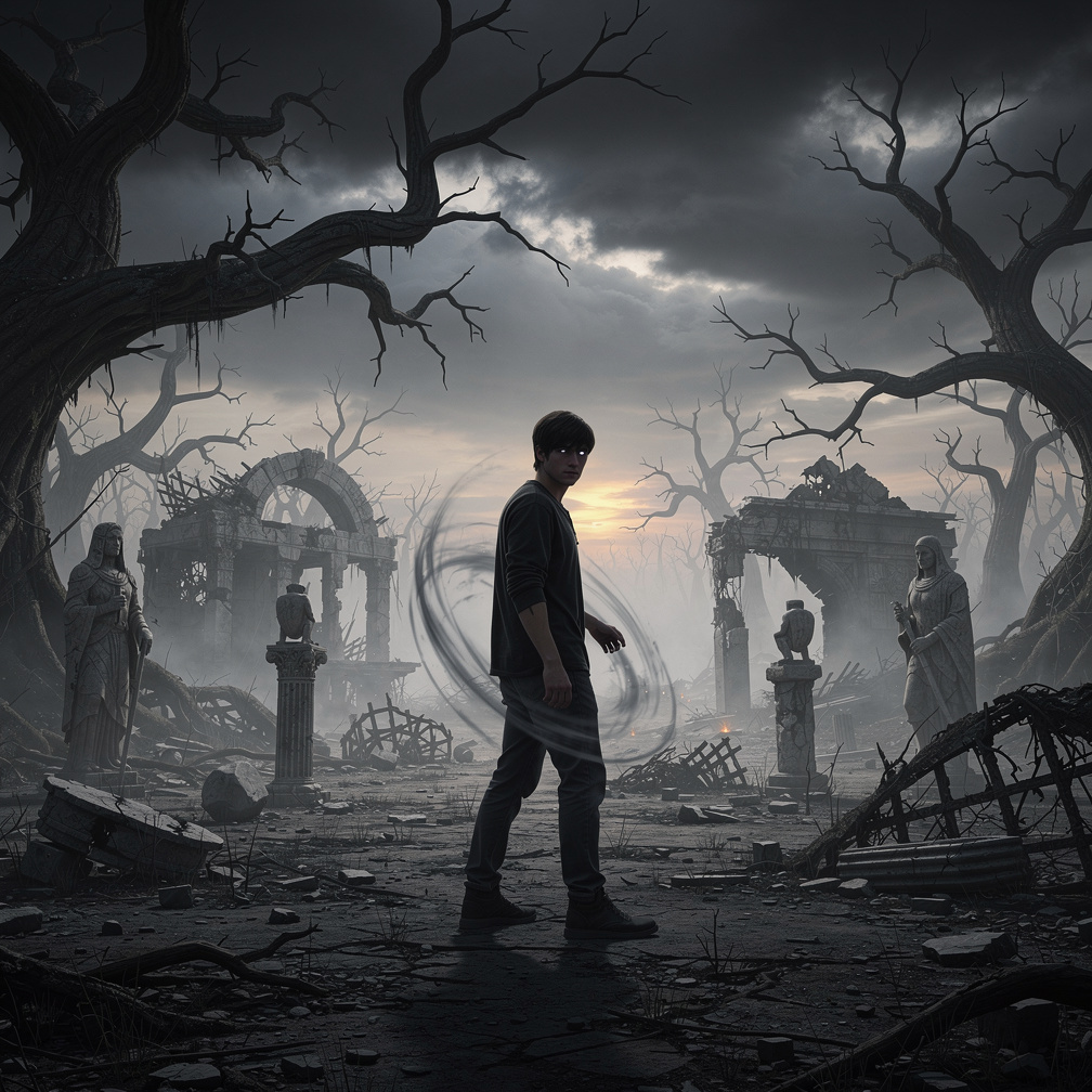 Imagine if: A world of demons, gods, and humans. Main character is a special human that has the given ability of every time h