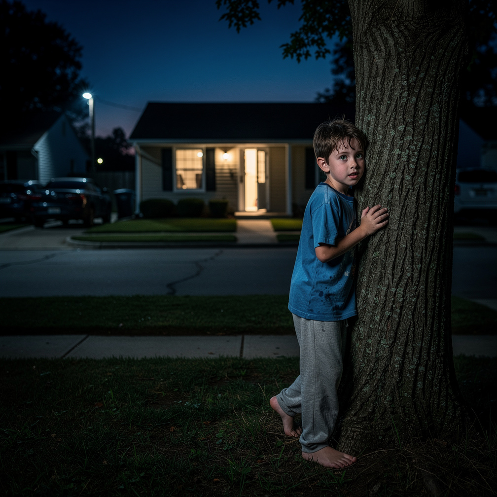 Imagine if: A start of an early morning where the sun is still 4 hours away from daylight, a curious boy sees a break-in of a