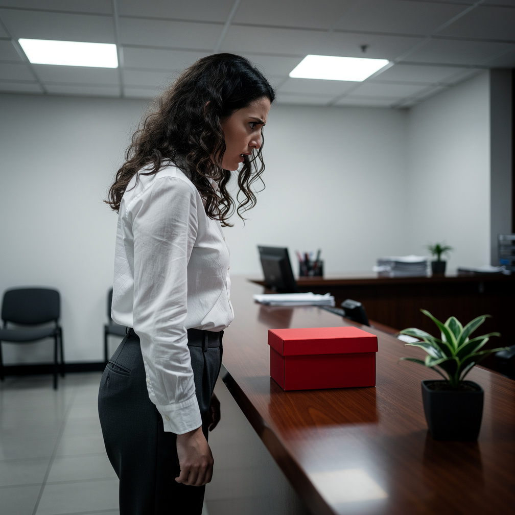 Às 15h17, uma caixa vermelha foi deixada na recepção do prédio. Sem remetente. Sem explicação. Exatamente como a mensagem hav