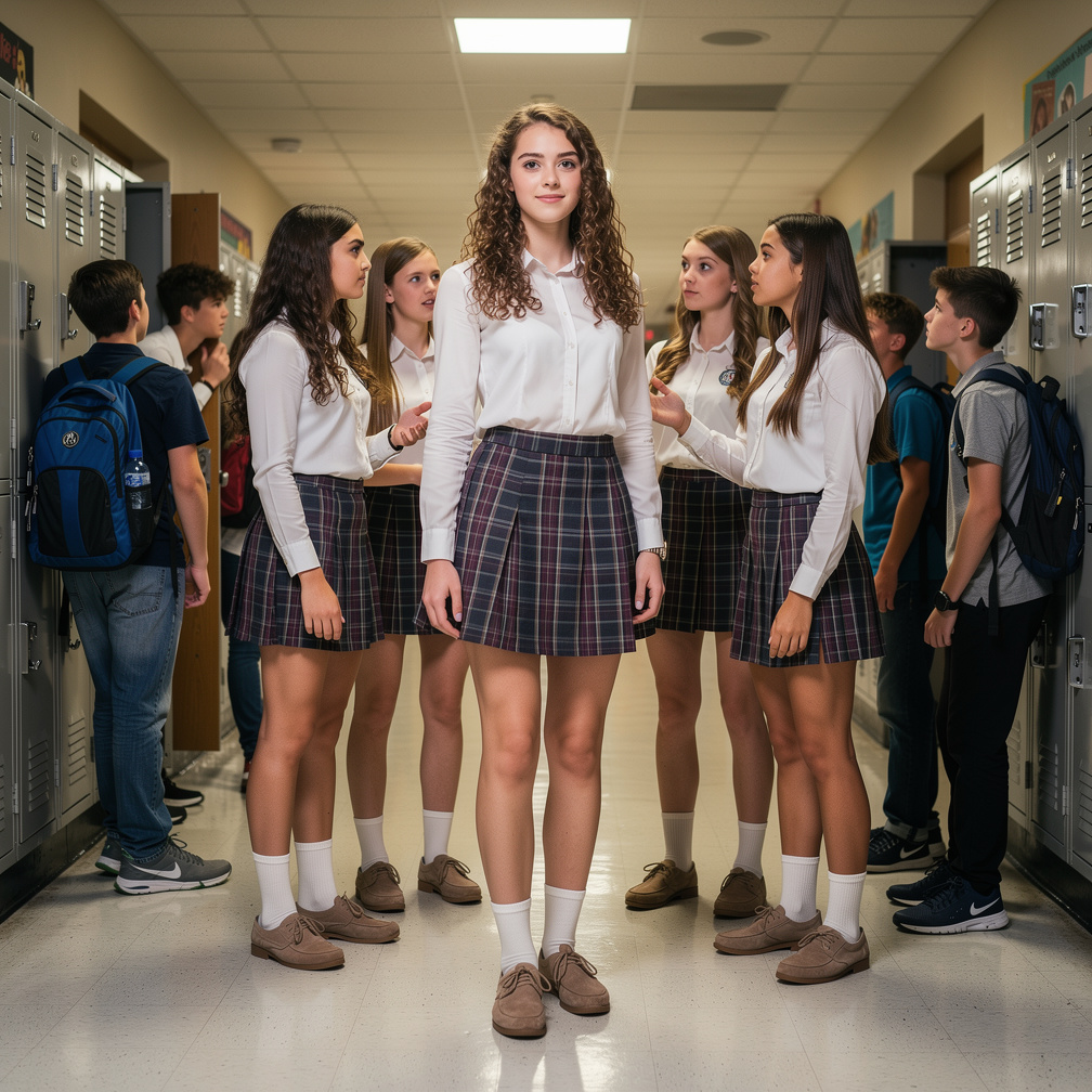 Imagina si: En una preparatoria común sucede algo increíble. Una inexplicable fuerza mayor hace que todas las chicas crezcan