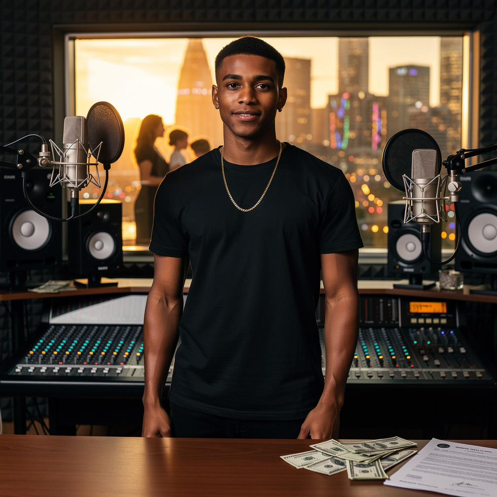 Imagine if: Someone growing to a rapper with money and a wife and 2 children and dies after old age.
