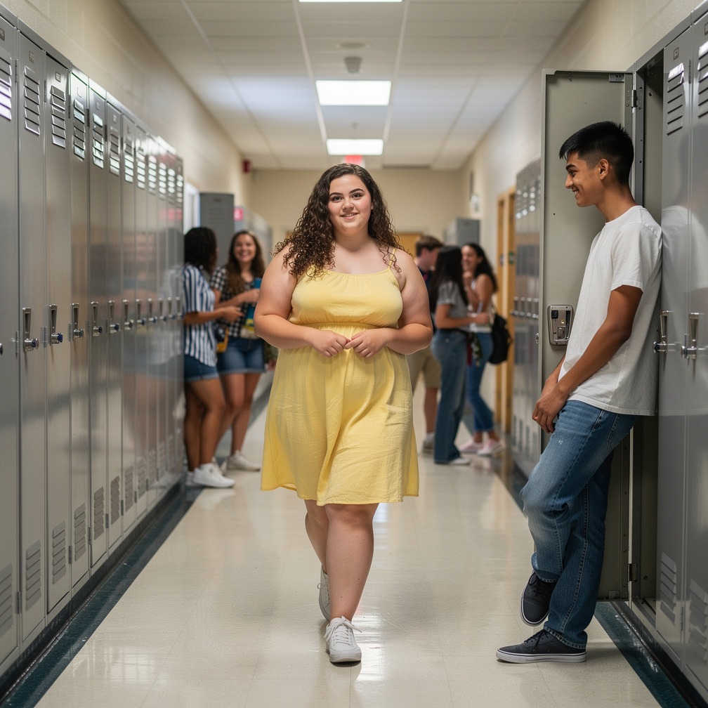 Imagine if: He liked the fat girl back.