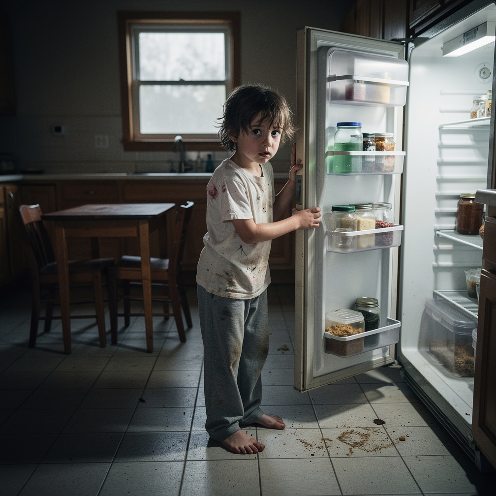 Imagine if: My mom is going to work this morning and I am all alone in the house. I have nothing to do. I am starving, I have