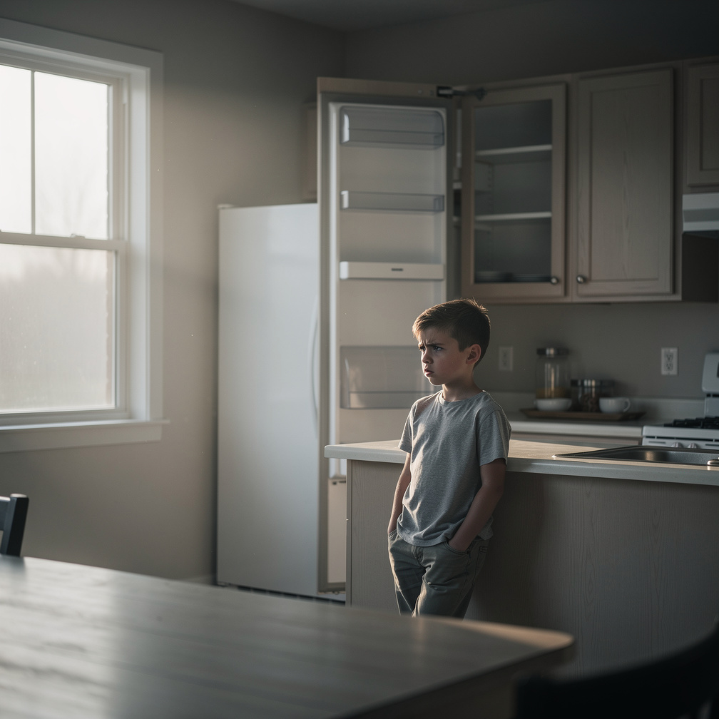 Imagine if: My mom is going to work this morning and I am all alone in the house. I have nothing to do. I am starving, have n