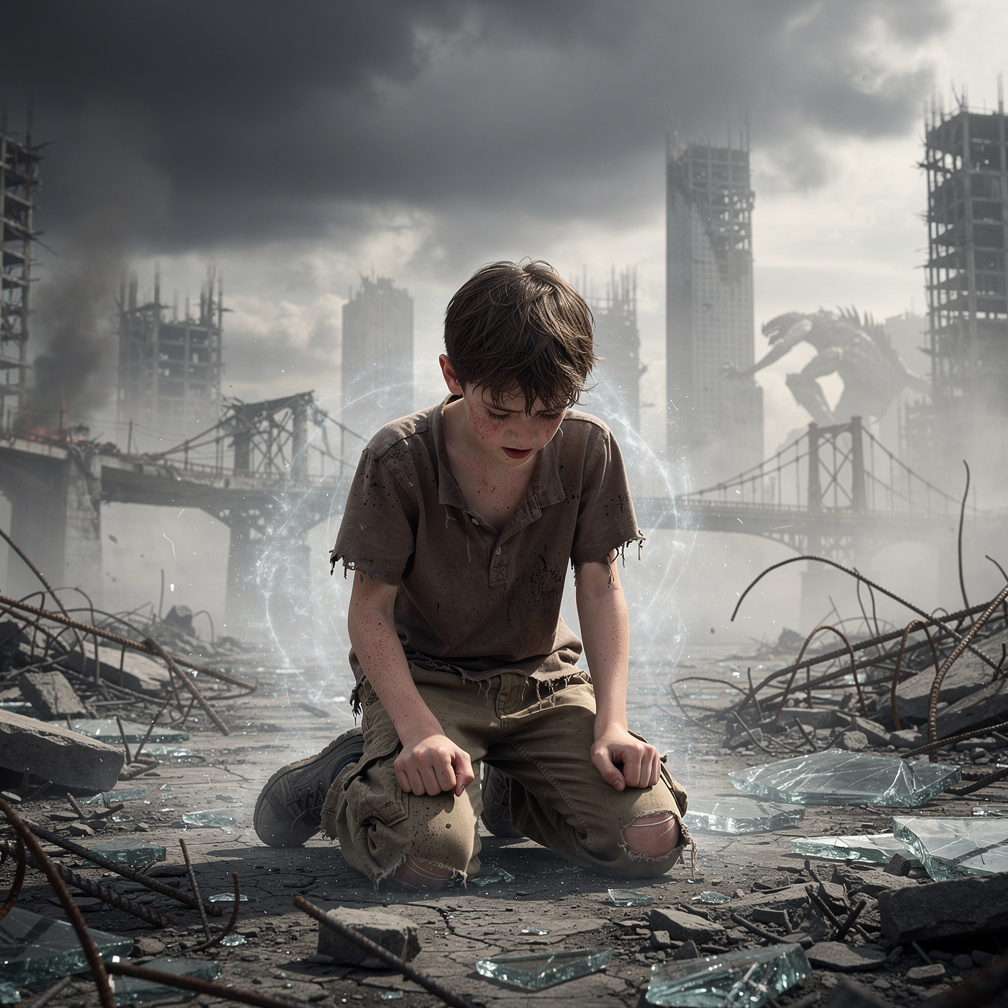 un niño llamado Jonathan despierta el poder de controlar la sangre por la muerte de sus seres queridos.