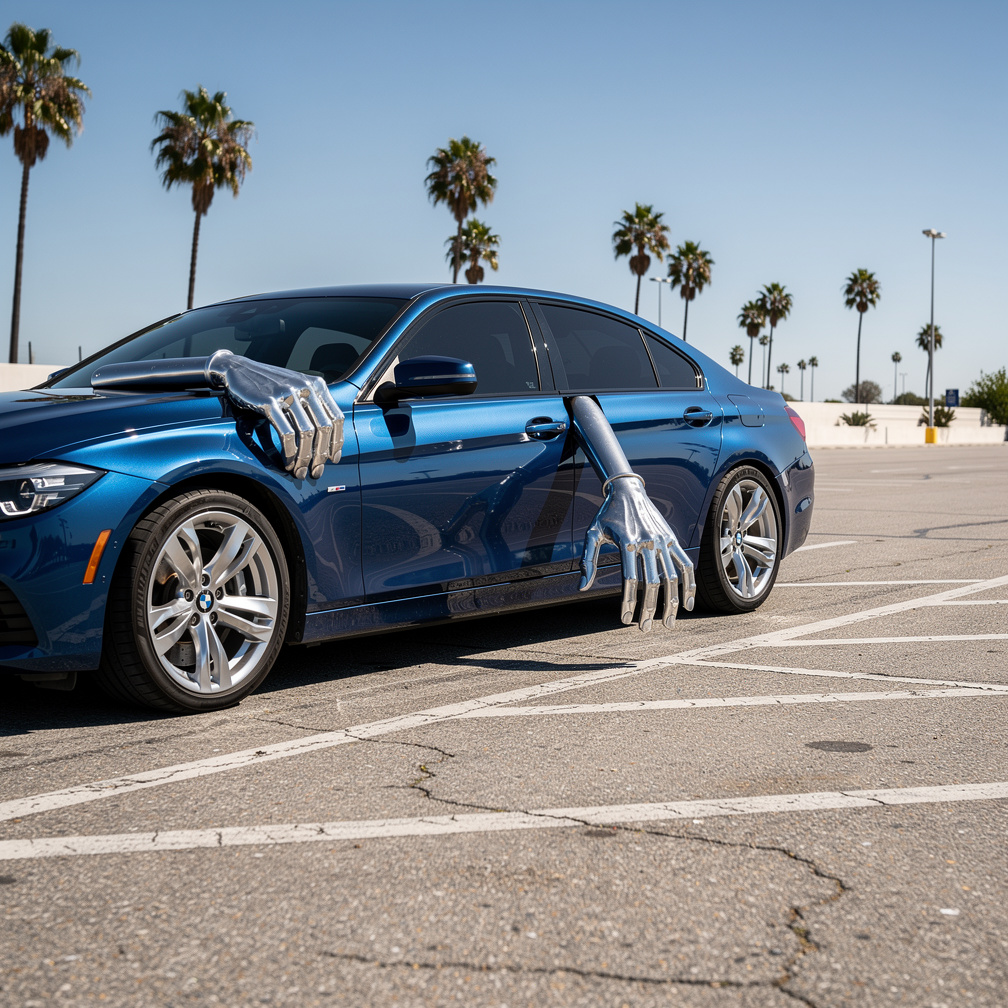 Imagine if: a car with hands.