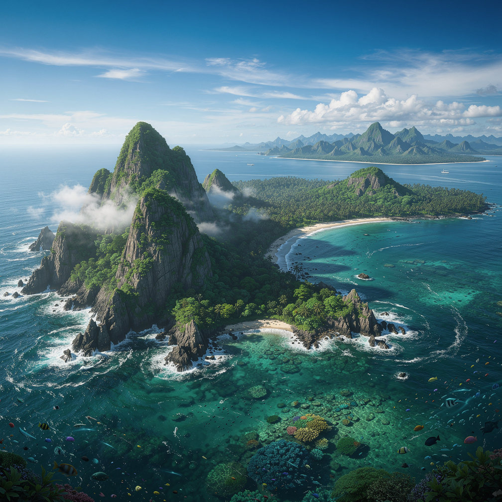 Bayangkan jika: Benua Isekai itu ada dan berpindah ke bumi tepat di perairan Indonesia bersebelahan dengan pulau Sumatra.