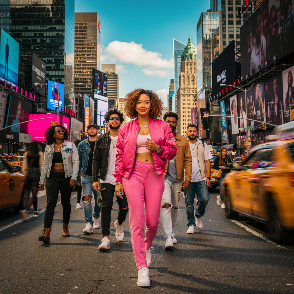 Imagine if: create a script of a full movie on these girls they are called The ICU, they just finished University in New York