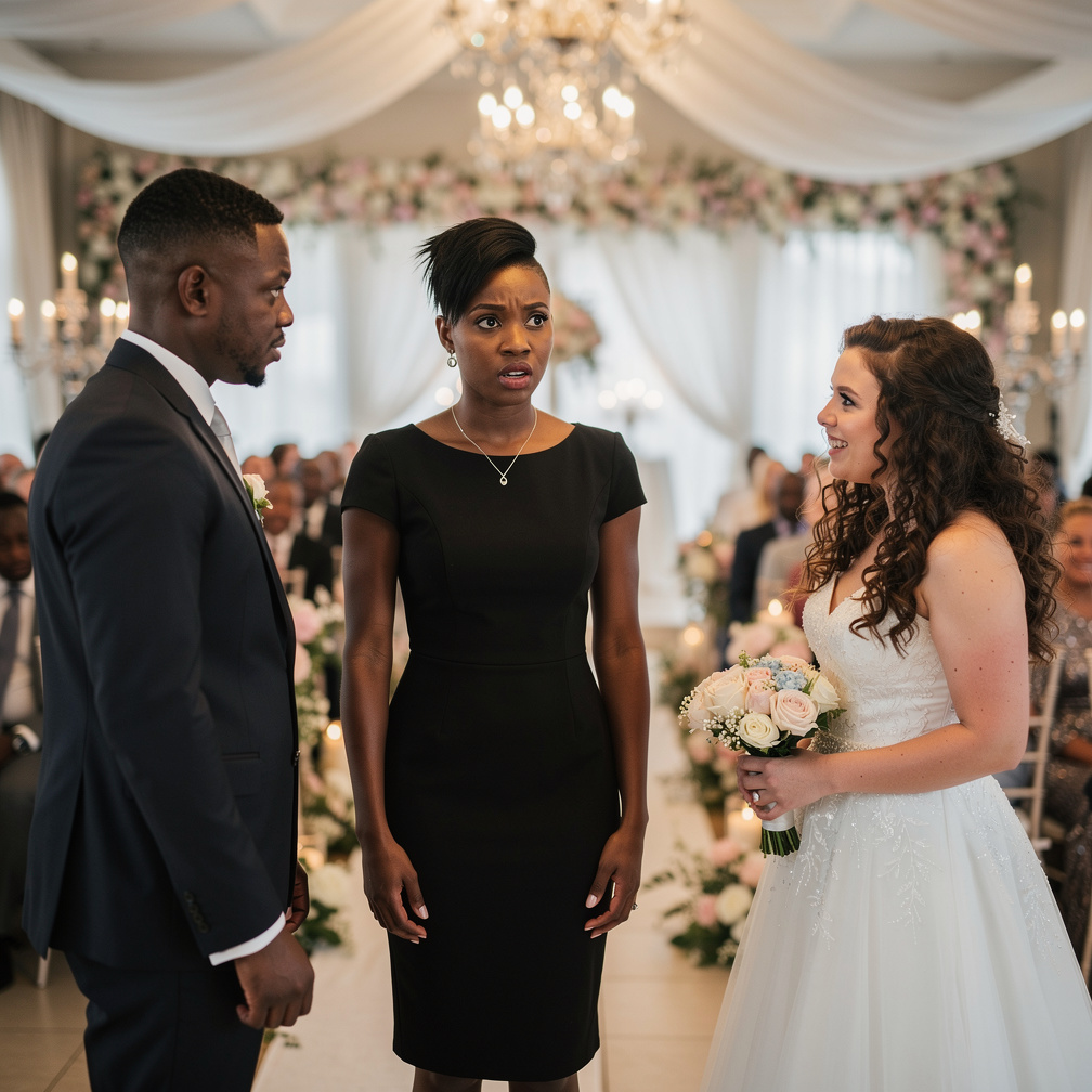 Her brother calls her inviting her for a wedding and when she arrives it's a girl she got involved with a year ago.