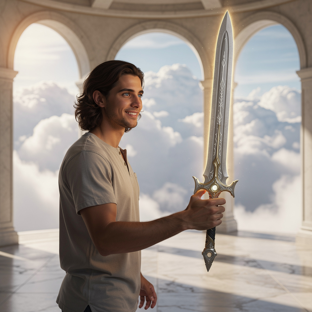 The seraph blade was beautiful and powerful, had several abilities of power and can defeat evildoers.