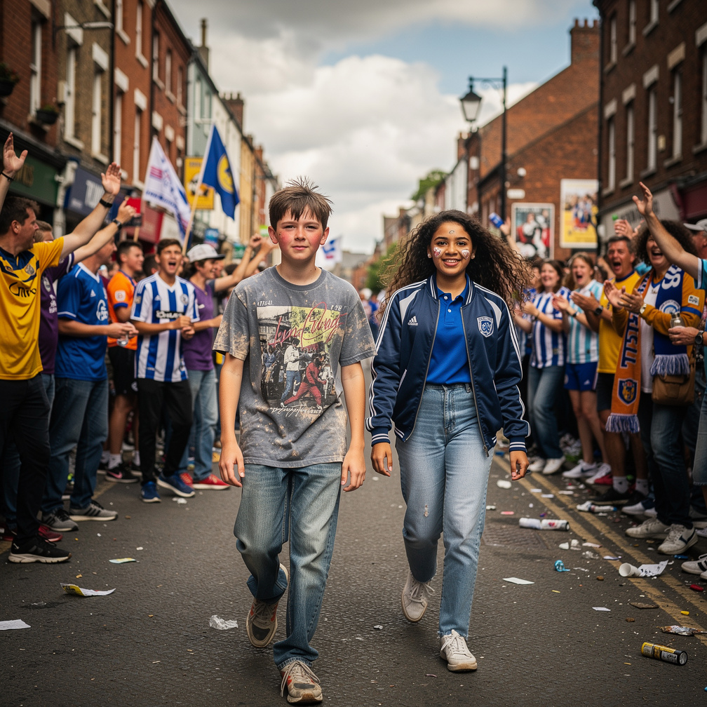 Them Was in Bristol With A lot Of Football Fans.
